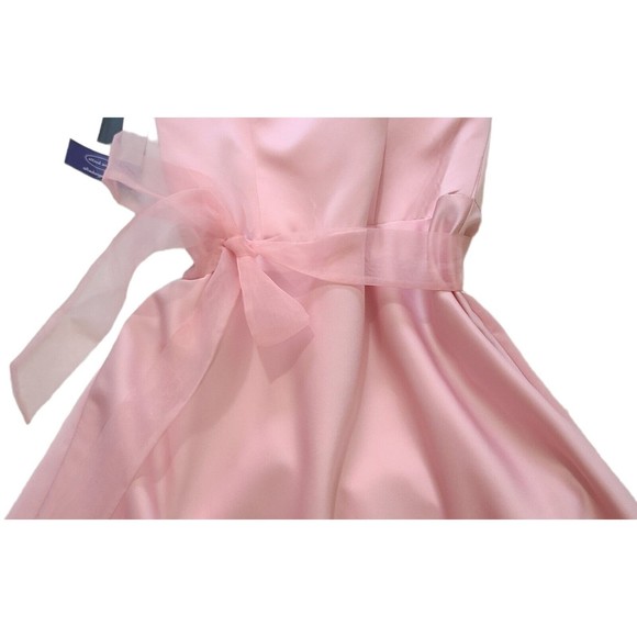 Alfred Angelo Dress Women's Size 4 Pink Strapless Knee Length Party Barbiecore - Picture 2 of 12